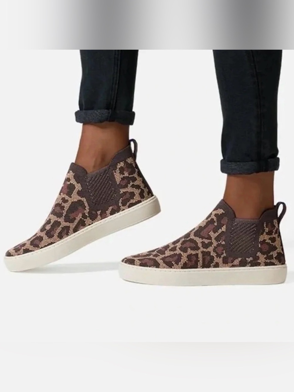 Rothy's Chelsea Slip-On Sneaker Boot in Wildcat size 9.5